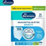Листове за пране Dr. Beckmann Magic Leaves Sensitiv Fiore di Cotone – 25 пранета