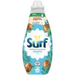 Surf = Omo Concentrated Liquid Detergent Coconut Bliss Концентриран течен перилен препарат за бели и цветни тъкани Кокос – 648мл./24пранета